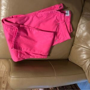 crown & ivy Neon Pink Skinny Pants